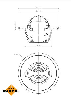 Termostato, refrigerante NRF 725155