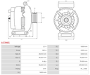 Alternador AS-PL A3396S