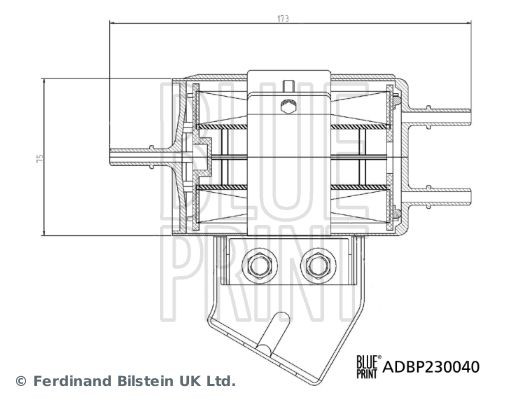 Precio/rendimiento Precio/rendimiento BLUE PRINT Filtro combustible BLUE PRINT ADBP230040