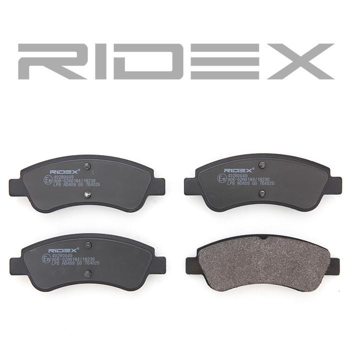 Juego de pastillas RIDEX 402B0049