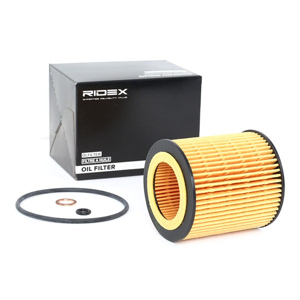 Filtro de aceite del motor RIDEX BMW N20, N26, N51, N52, N53, N54, N55